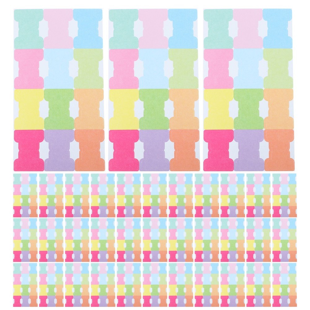 480Pcs Tear Resistant Paper Monthly Tab Stickers for Planner Office Organization