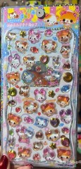 Kamio Japan Ham Ham Cafe Hamster Rabbit Cat Bon Bon Gum Drop Sticker