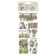 Stamperia Rub-Ons- Herbarium Silvae Llavender, DFLRB212