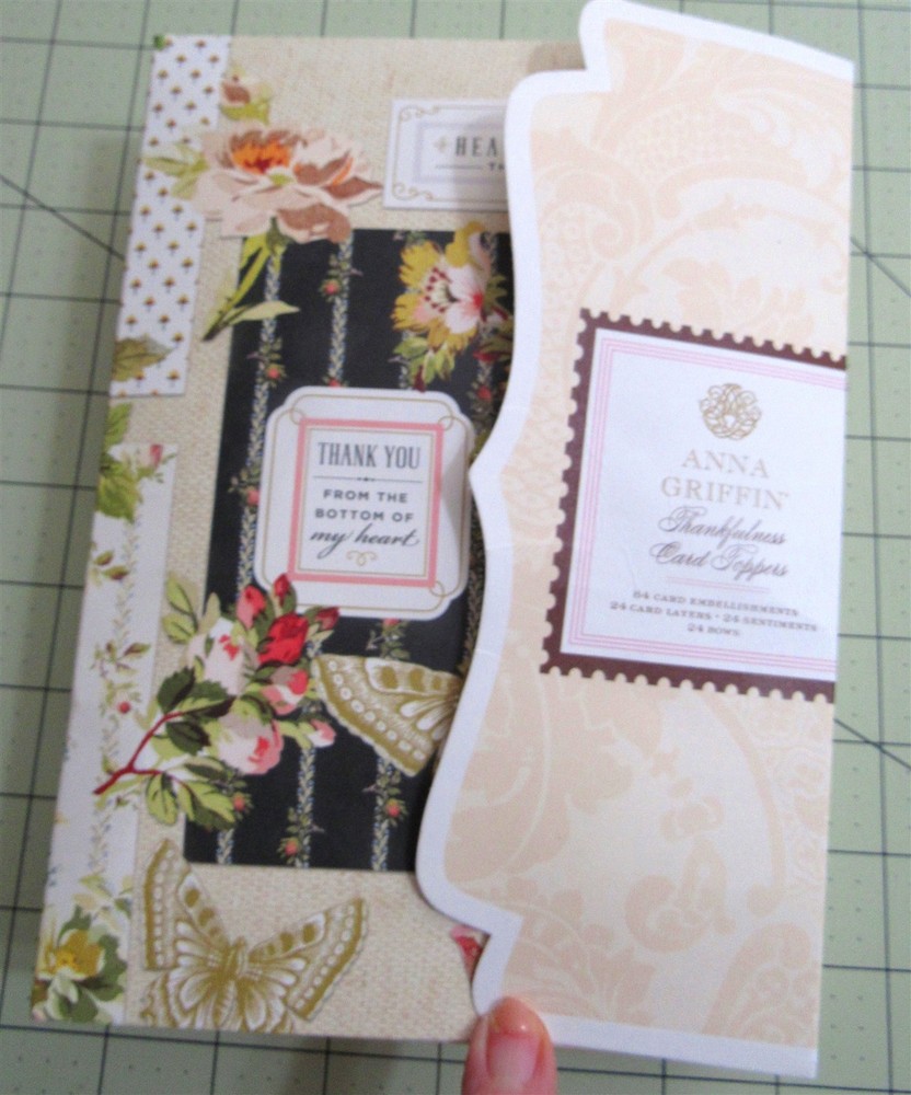 Anna Griffin «Thankfulness Card Topper» Embellishments, Card Layers, Sentiments