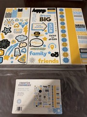 2018 Creative Memories Imagine That 3 Sheets Designer Stickers