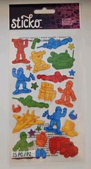 Sticko eksuccess SOLDIERS Toy Soldiers stickers, 25 pieces in package