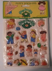 Vintage Cabbage Patch Kids Puffy Stick-Ons 1983 NEW SEALED