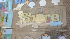 Beach Lot Shore Fish Sea Creatures Dolphin Starfish Jolees Sticko Scrapbook Lot
