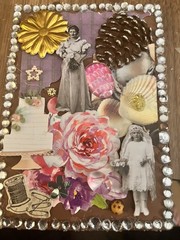 Memory Lane! 5 Vintage Junk Journal Ephemera Cards With Envelopes. Repurpose