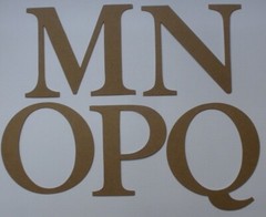 4″ ELEGANT FONT – Uppercase Alphabet Letters Chipboard Die Cuts – 26 Pc