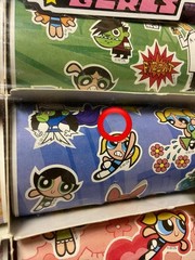 American comic book stickers, decals, roll stickers, Powerpuff Girls