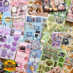 800PCS Japanese Stickers for Scrapbooking, Aesthetic Kawaii Sticker Book for …