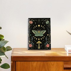 Intricate Moth Design Reusable Sticker Book – 40 Sheets for Crafts & Journaling