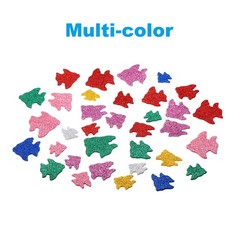Foam Stickers 2Pack 60Pcs EVA Adhesive Glitters Foam Shape Sticker Fish