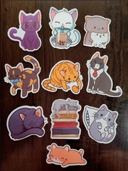 STICKERS UPICK Various Animals Cute Cartoon Vinyl PEEL & STICK