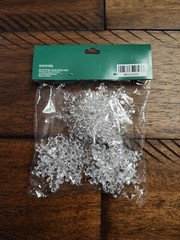 Christmas Crafts Snowflakes 10pc New