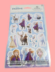 Disney Elsa Frozen 2 Stickers Kids Olaf Kid Squad Anna Sven 3 Sheets 42 ct 3+