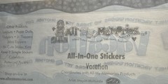 VACATION Mylar Stickers(11pc) •Cruise•Passport•Family•Suitcase •Scrapbook•Water•