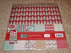Hazel & Ruby 12×12 Scrapbook Paper(12 /Sticker Kit ~ Very Merry Collection