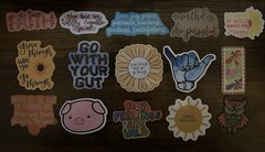 Lot of 15 Positive Affirmation Stickers Smile Happy Love