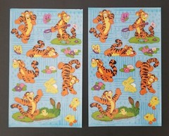 Vintage «Winnie the Pooh and Friends» Variety Lot of 14 Sticker Sheets – Used