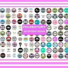 100 Precut PHLEBOTOMIST NURSE BOTTLE CAP TRAY CHARM IMAGES 1 in Phlebotomy Tech