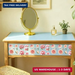 3 Sheets Rub on Transfers for Crafts and Furniture, 5.9″x11.8″ Waterpoof Decoupa
