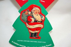 Christmas Pins and Stickers Vintage Assortment Lot of 11 X1064