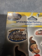 VNTG STICKETY DOO DA JIMMY NEUTRON Stickers 5 Sets Sealed New