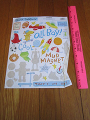 David Walker Stickers Creative Imaginations Little Boy Son Child Sports USED