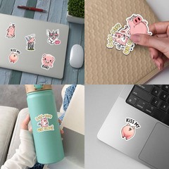 Vybonz 3 inch pig stickers 10 pack