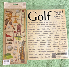 Round the World Japan &Italy &Golf – + 60 words & +20 Embellishments
