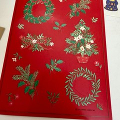 Ruth Morehead Christmas Angel stickers Bsb Lot Poinsettia Kids Craft Card Vtg