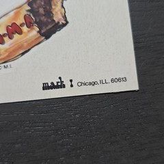 Rare 1980 Vintage Mark I Chicago SS9 Chocolat Sticker Sheet Cute