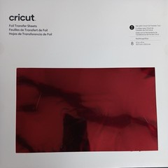 Cricut Red 30.5cm x 30.5cm (12″ x 12″) 8 Sheets for use Cutting Machines.