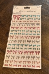 The Paper Studio EPOXY BOWS Stickers 107 Pieces