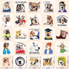 Funny Dog Stickers 200PCS Waterproof Cute Puppy Stickers for Kids Teens Adult…