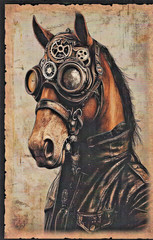 Animals Dressed in Steampunk Gear – Animal Prints, 20pcs 8.5″x 5.5″