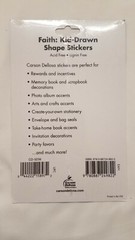 (5 Pack) Carson Dellosa Kid-Drawn Christian Faith Shape Stickers: 120 Each