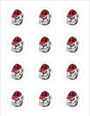 Digital Printable Stickers/Cropped Georgia Bulldog Decals/Downloadable