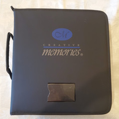 CREATIVE MEMORIES Black STICKER BINDER w/30 Pocket Pages 6 ASSORTED SIZES