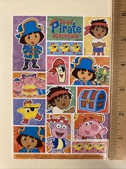 Dora The Explorer Sticker Sheet Scrapbook Planner Craft Stickers READ