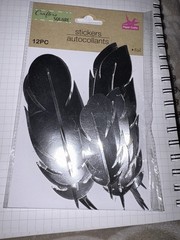 Brand New Crafters Square 12pc Leaf Stickers Foil by Auto Coolants Stickers