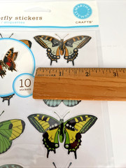Martha Stewart Crafts Butterfly Stickers EK Success 2008- 10 Count New