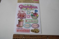 Crafter’s Square Paper Crafts 13PC Pop Up Stickers Grandma Scrapbooking Crafts