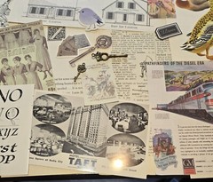Lot Junk Journal Paper Stickers Tickets Tags Labels Ephemera Vintage Post Cards