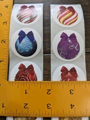 32 pcs Christmas Ornaments Package Seals 1.5 INCH round Circle Seal Sticker