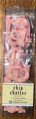 Pressed Petals Chip Chatter Gellies Fuchsia Dot Chipboard Alphabet Alpha Letters