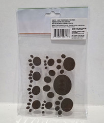 DARICE Scrapbook Foamies Stickers Paw Prints Copper Glitter NOS 1 sheet