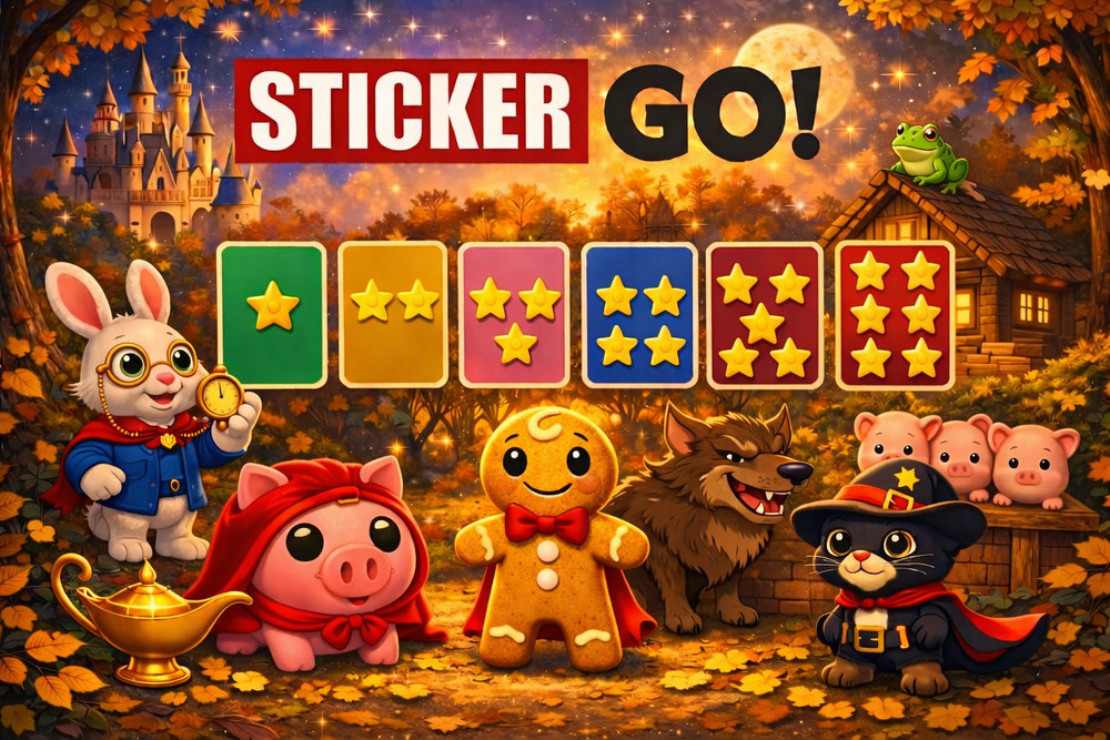Stickers Of Monopoly 1 , 2 , 3 , 4 , 5 ,6 ⭐ – GO
