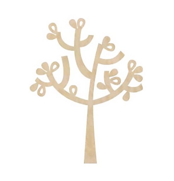 Kaisercraft, Wood Embellishments, Wooden Flourishes, Apple Tree, Wood Tree