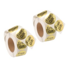 1000 Pcs Free Gift Stickers for Presents Self-adhesive Sealing Appreciation