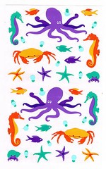MRS GROSSMANS SEA CREATURES STICKER SHEET BN & NLA