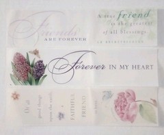 3pc Vellum Quotes 12″x2″ Non Adhesive Page Titles Embellishments Accents Lot#3